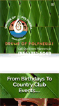 Mobile Screenshot of drumsofpolynesia.com